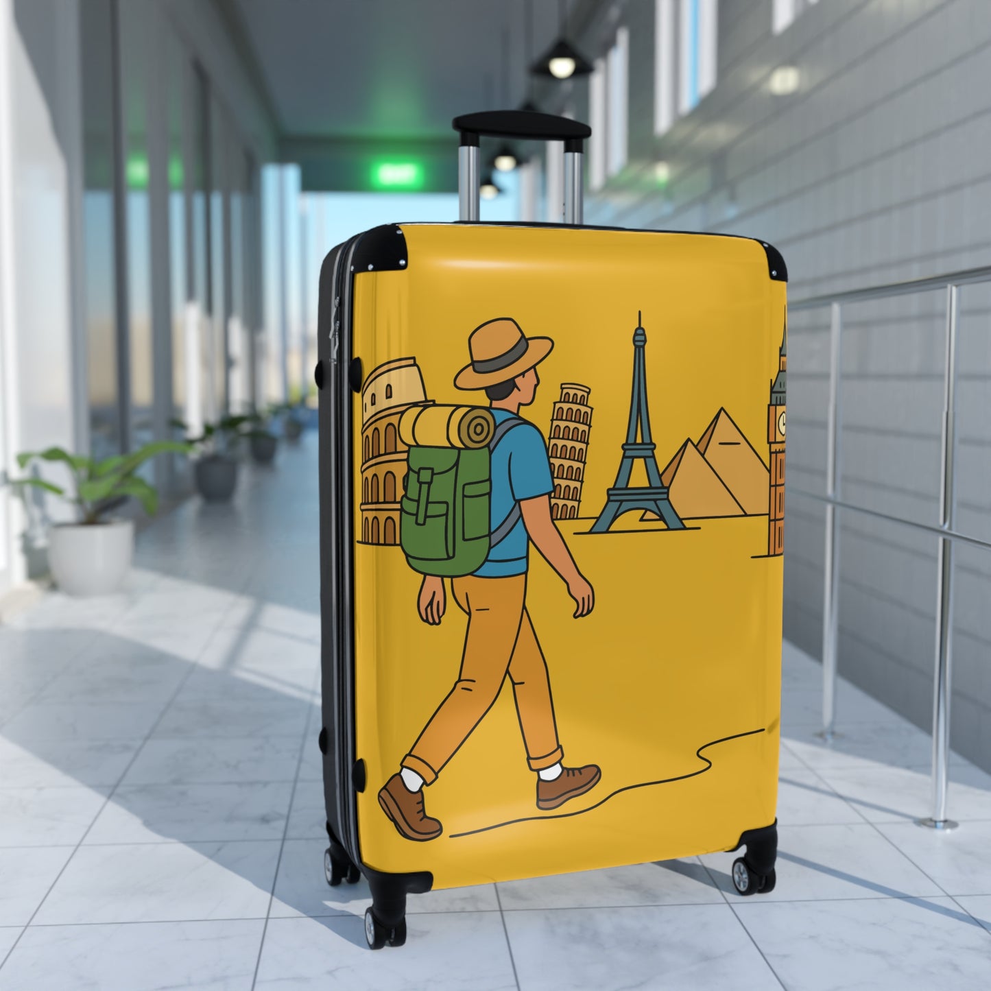 Premium Travel Suitcase | “World Journey” Edition