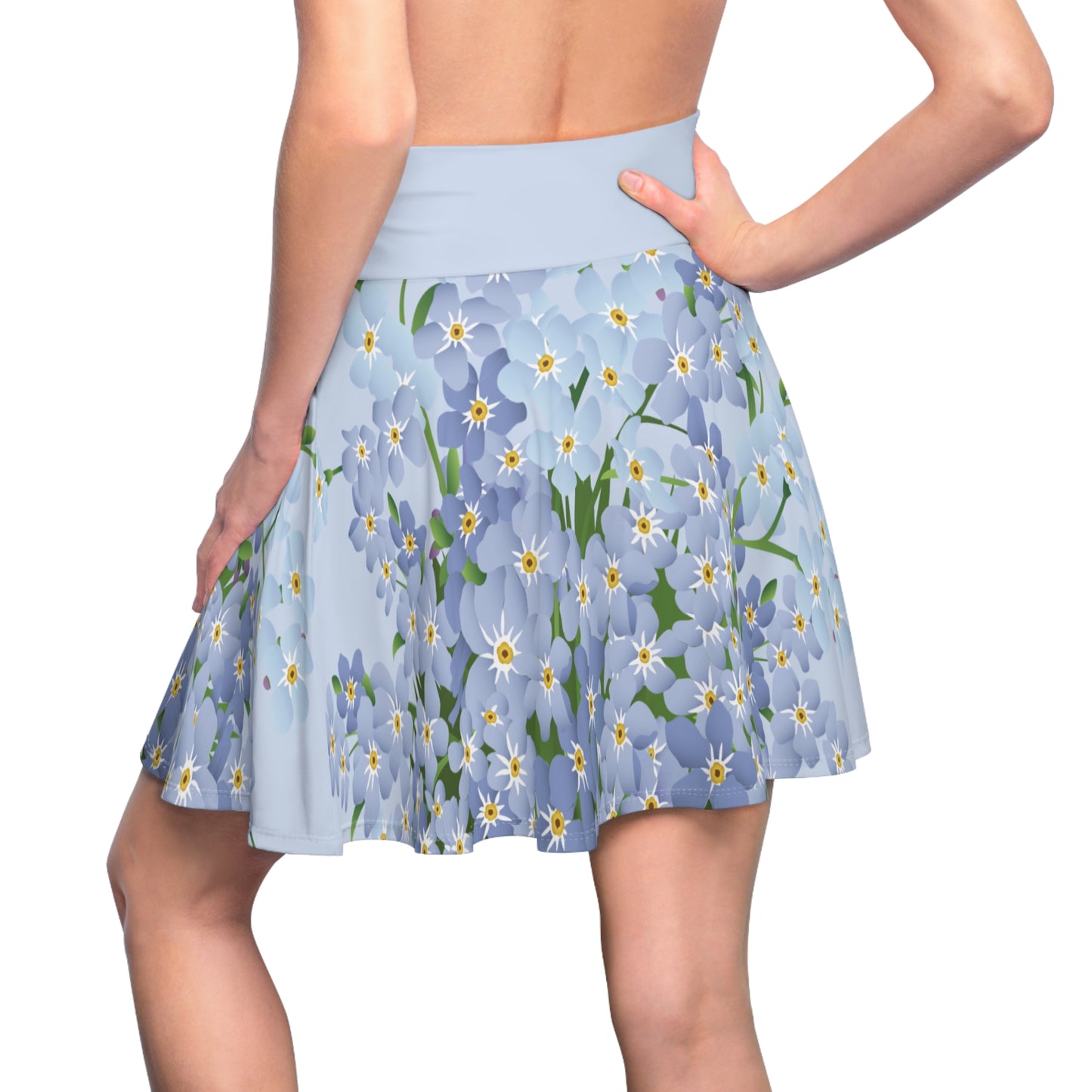 Petals in Motion | Floral Skater Skirt