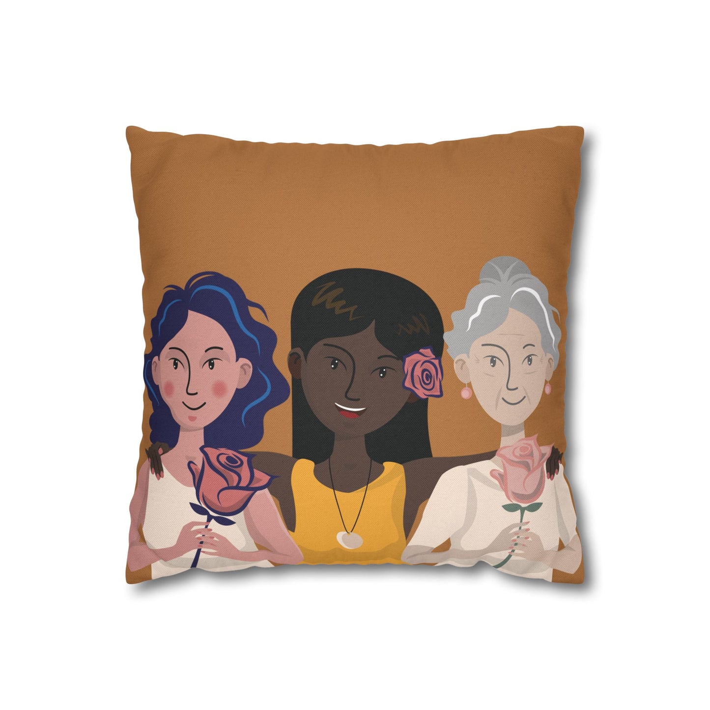 Decorative Pillowcase – “Celebrating Women” | Minimalist Art