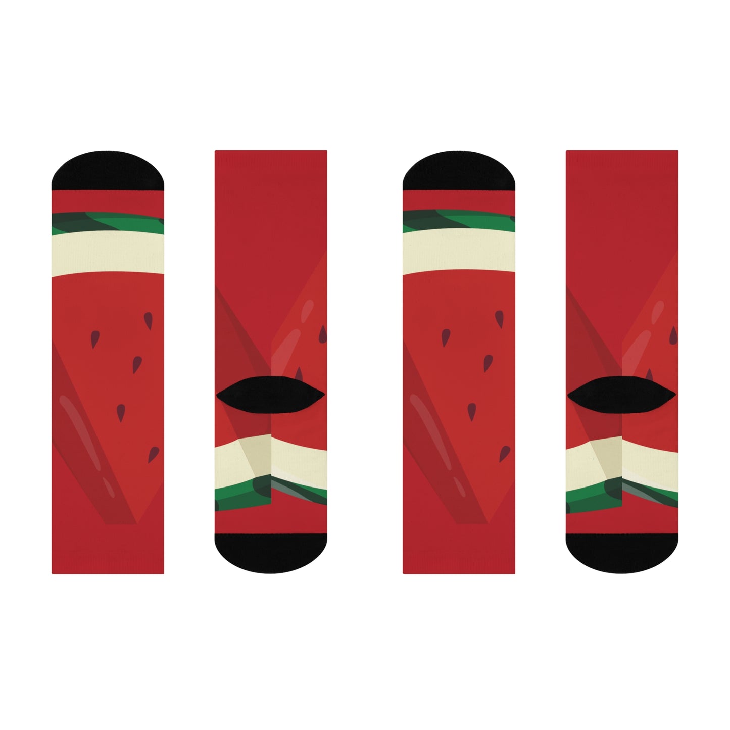 Fresh Watermelon Cushioned Socks | Sporty, Playful, Minimal
