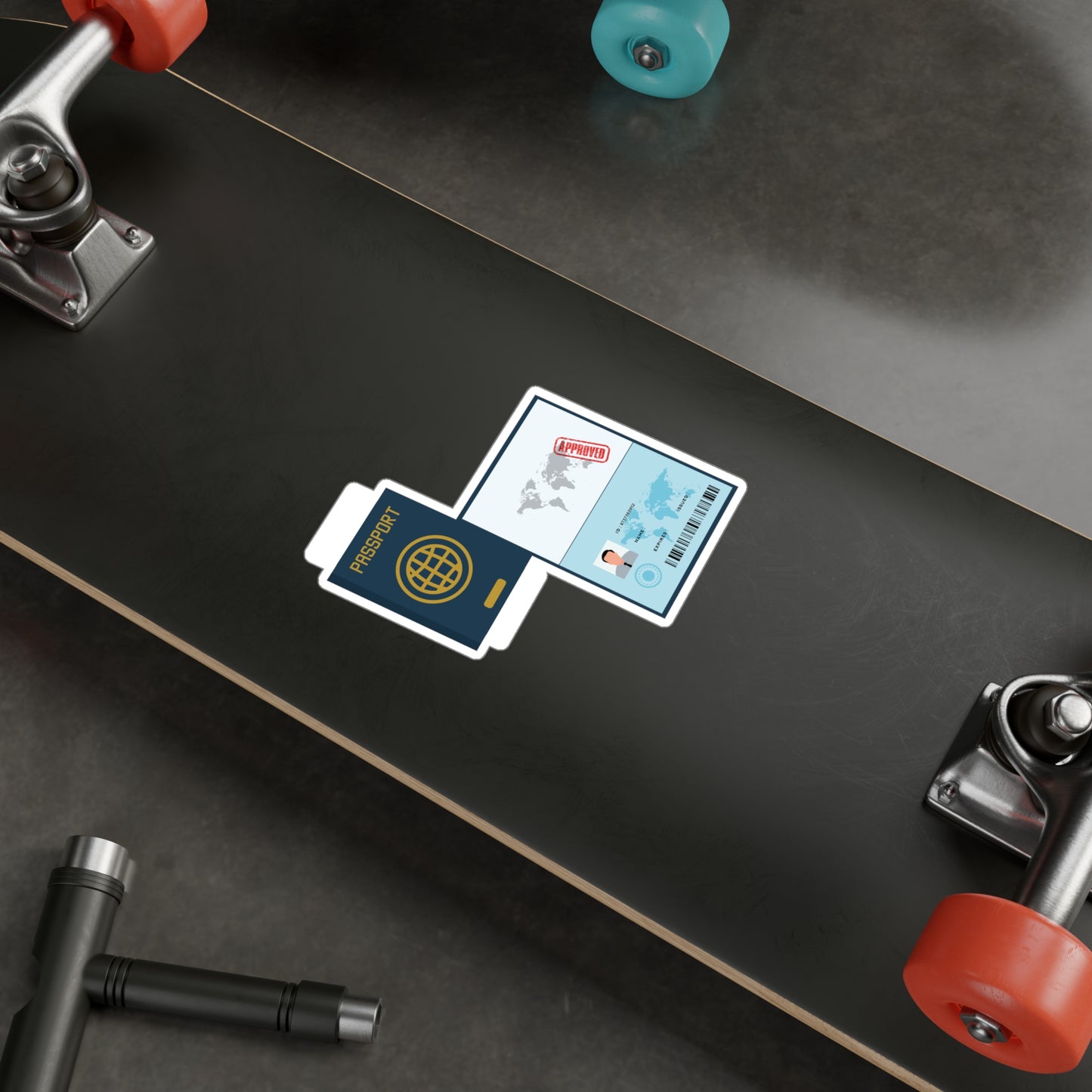 Mini Passport Sticker | Travel the World, One Peel at a Time