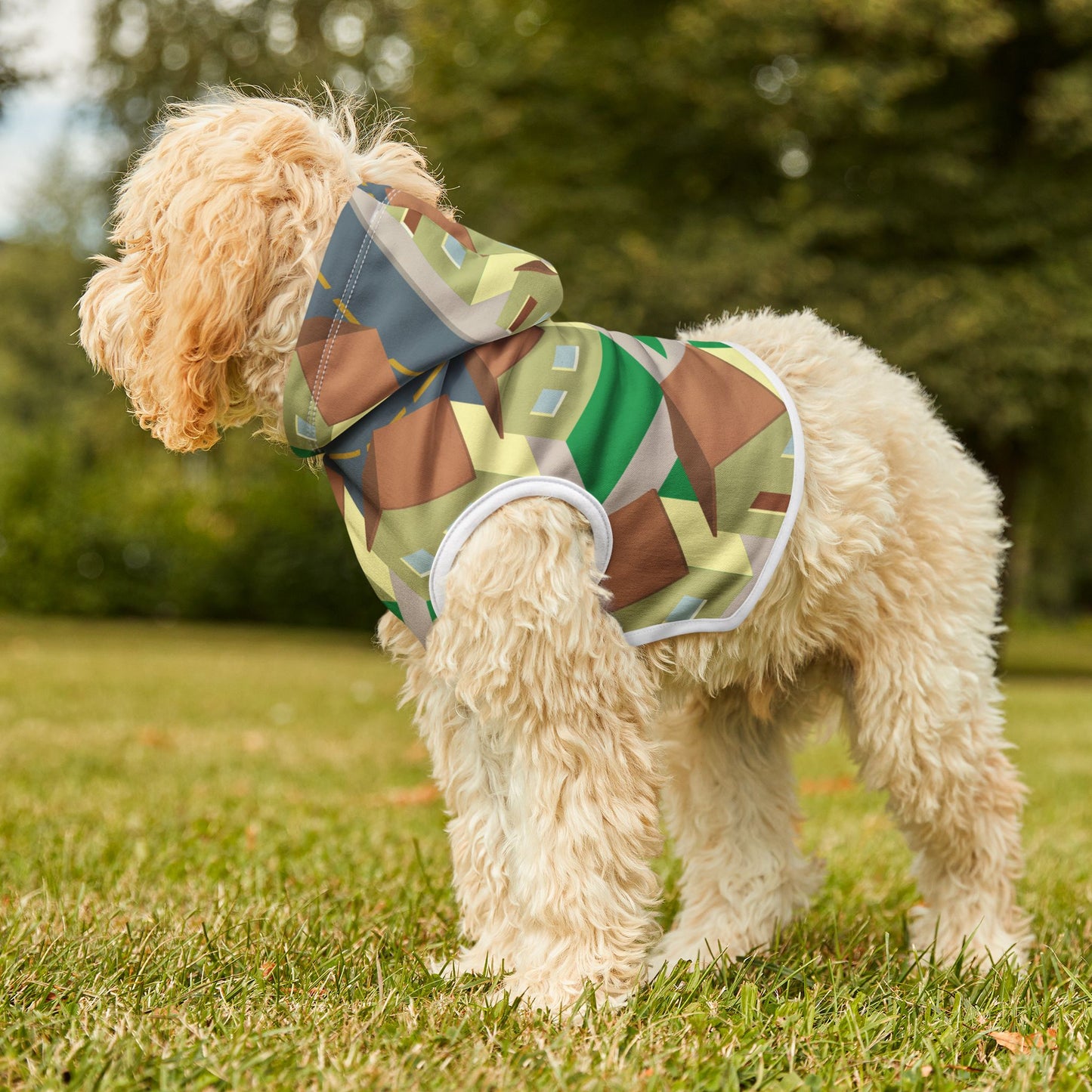 “Little Cityscape” Pet Hoodie | Urban Streetwear for Stylish Pets