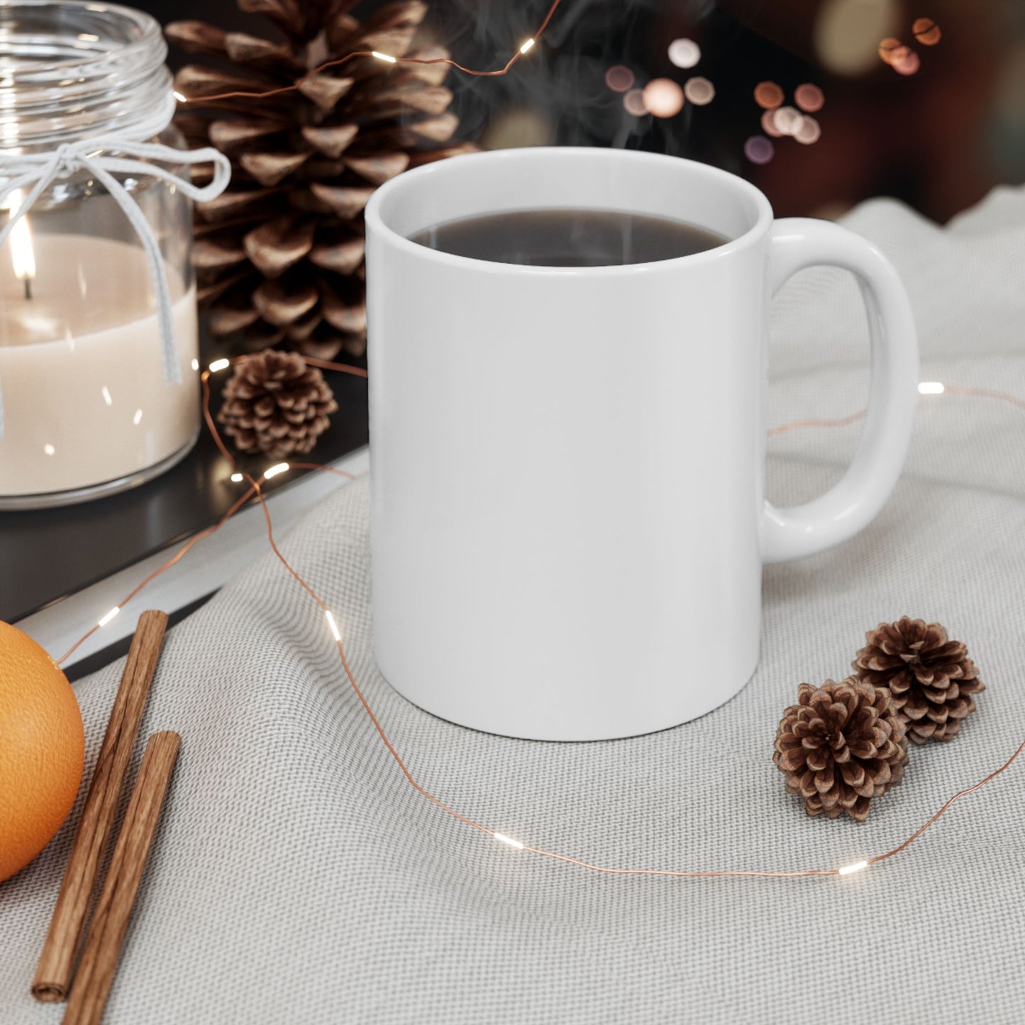 The Girl & Her Morning Coffee | Bold Character Mug | Start Your Day With Style