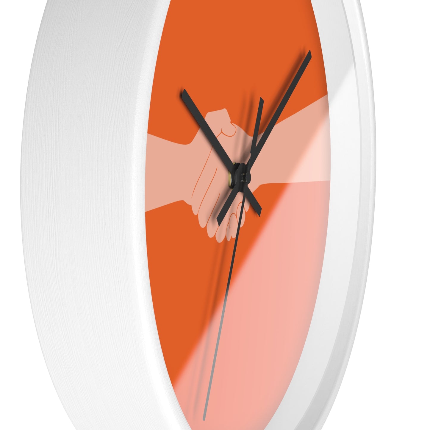 “Orange Connection” Wall Clock | A Symbol of Togetherness