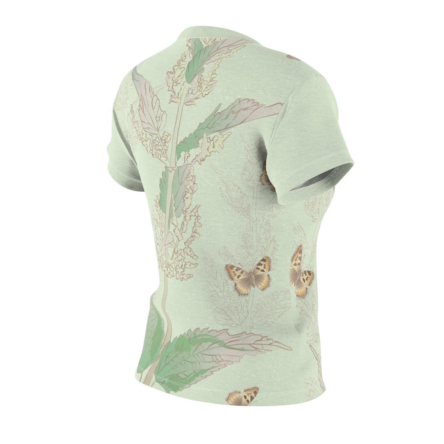 Nettle & Butterflies Tee | Whisper of Nature Elegance