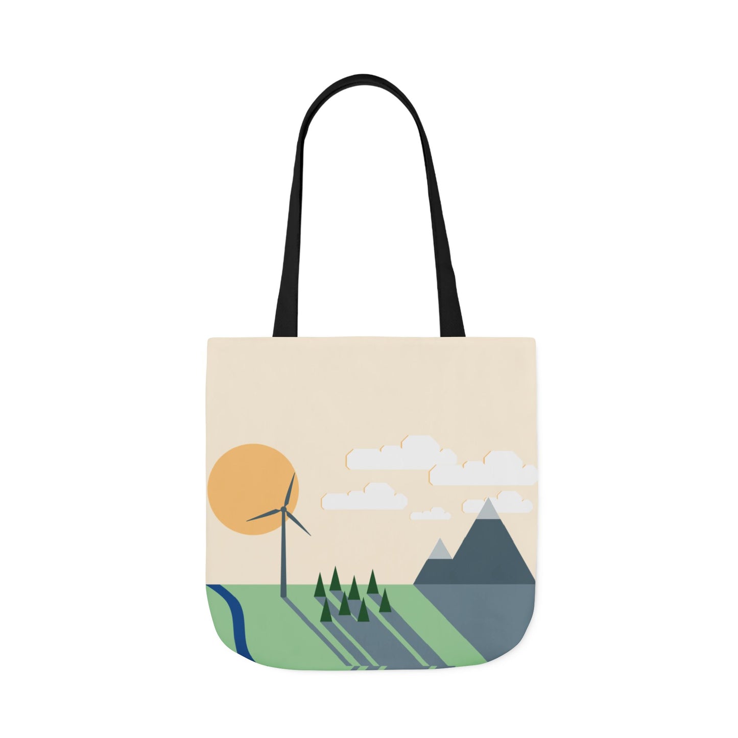 Canvas Tote Bag | Wind Energy Eco-Friendly Fashion
