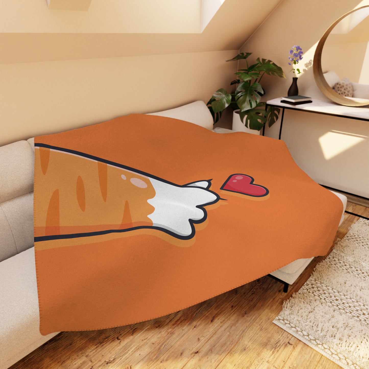 Sherpa Blanket | Cat Claw Heart Design