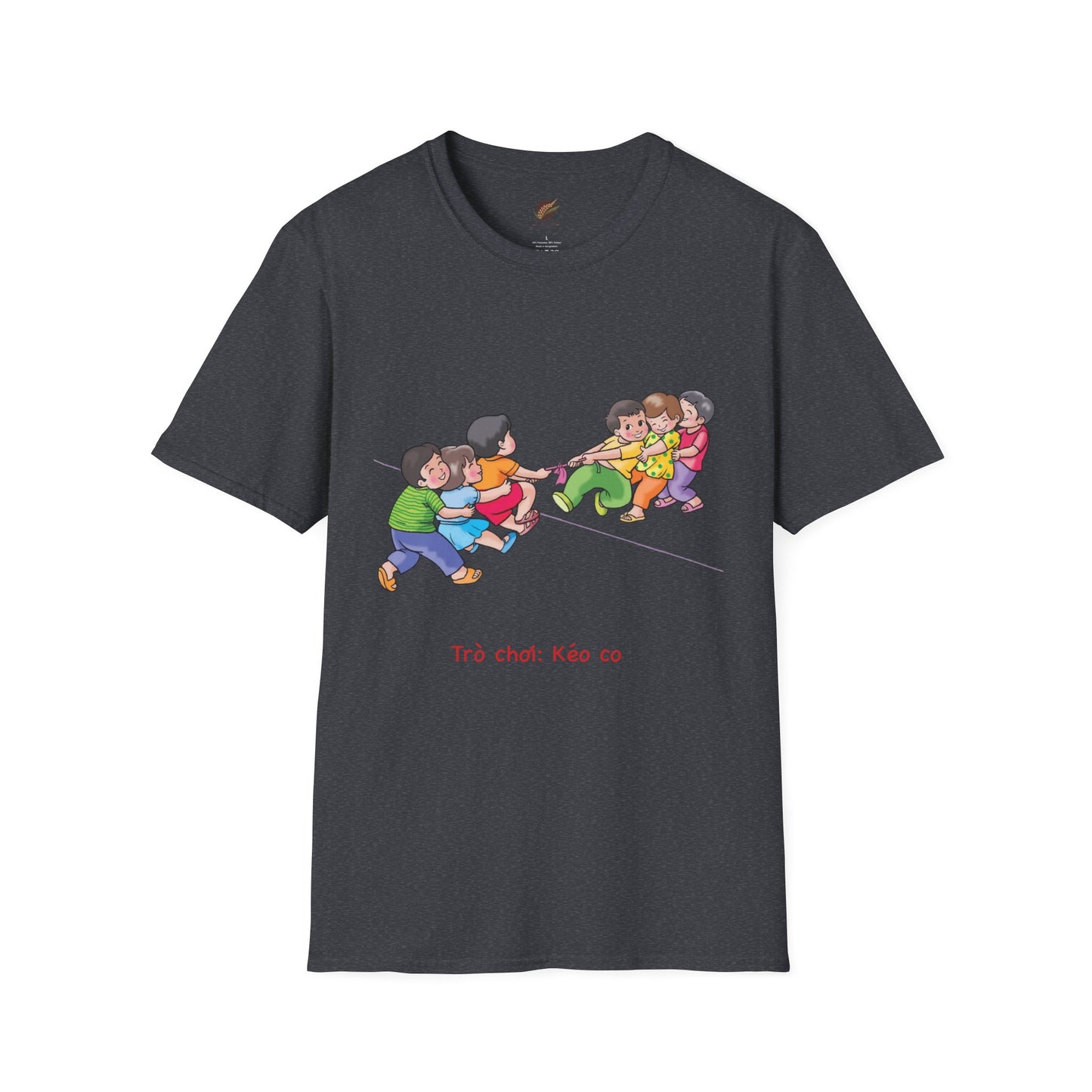 Unisex Softstyle Tee – "Keo Co" | Traditional Vietnamese Tug of War Game