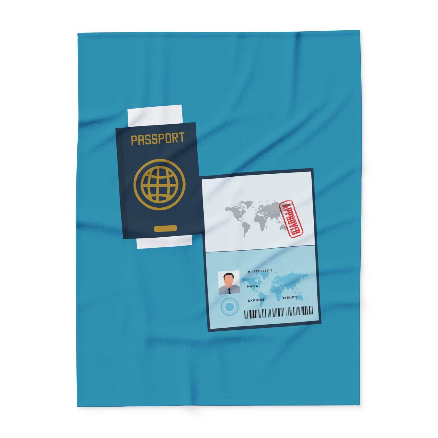 Dream Passport Blanket | Cozy Comfort for Travel Lovers