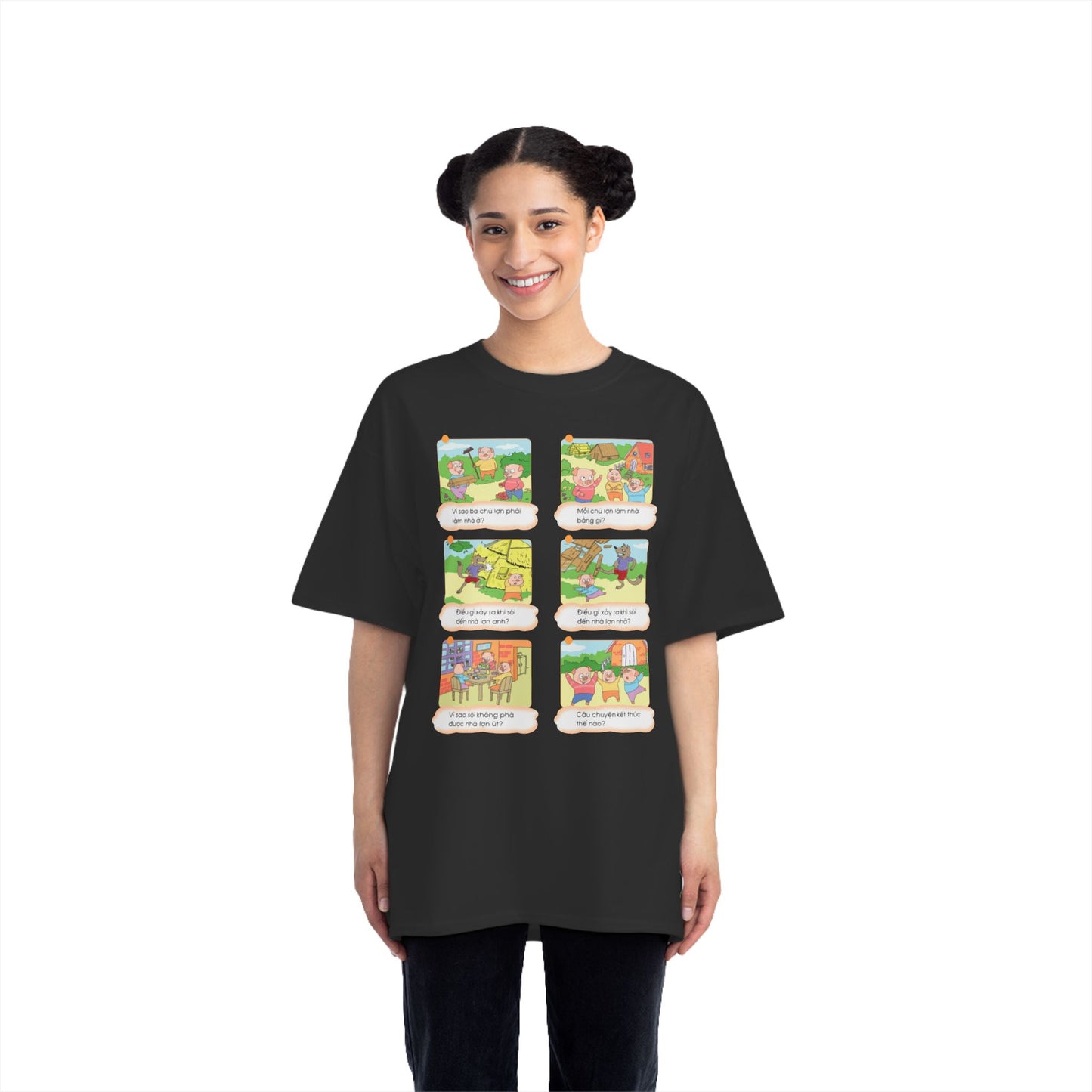 Unisex "Funny Piglets" Graphic Tee