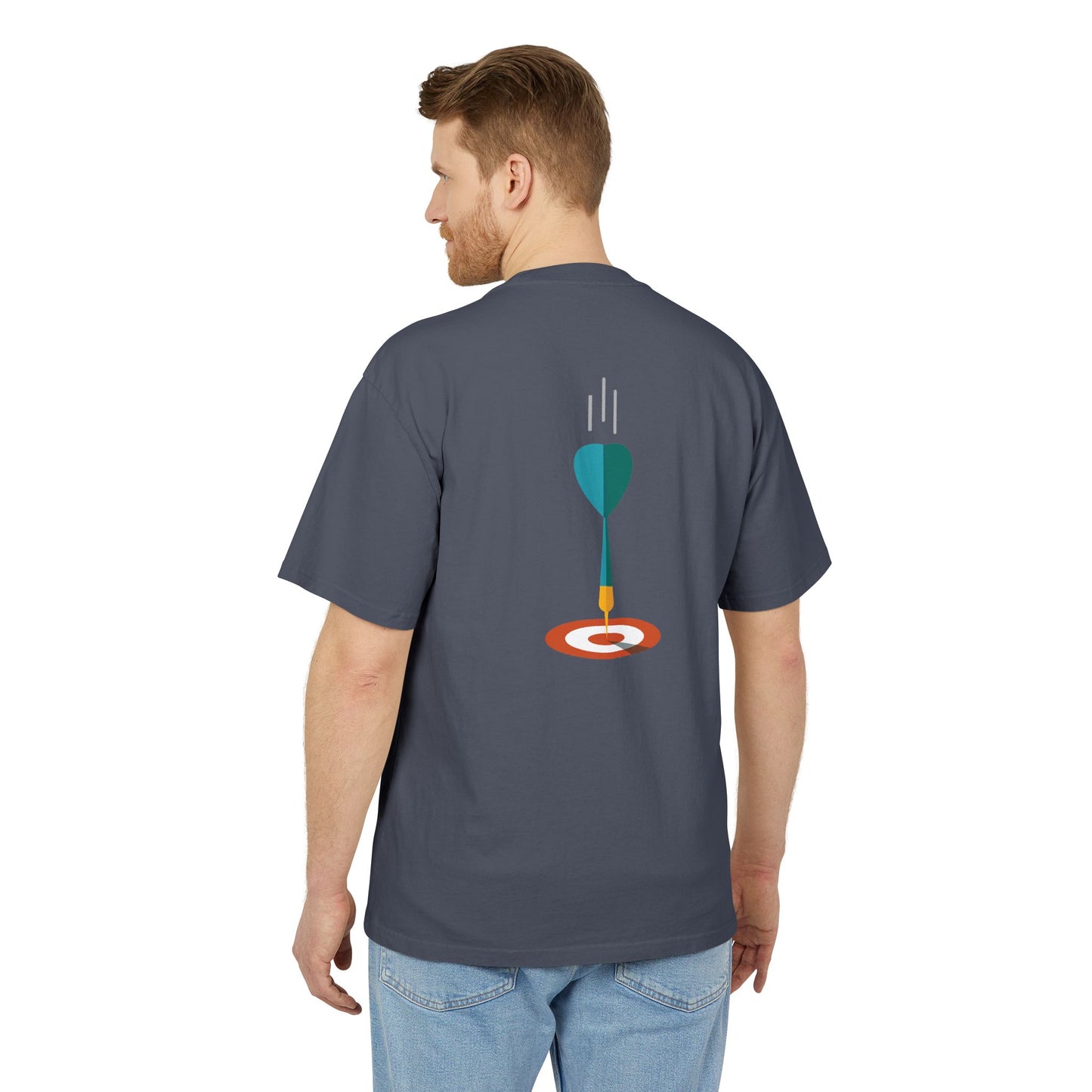 Target Locked | Unisex Heavy Tee | Boss Mindset On Your Back