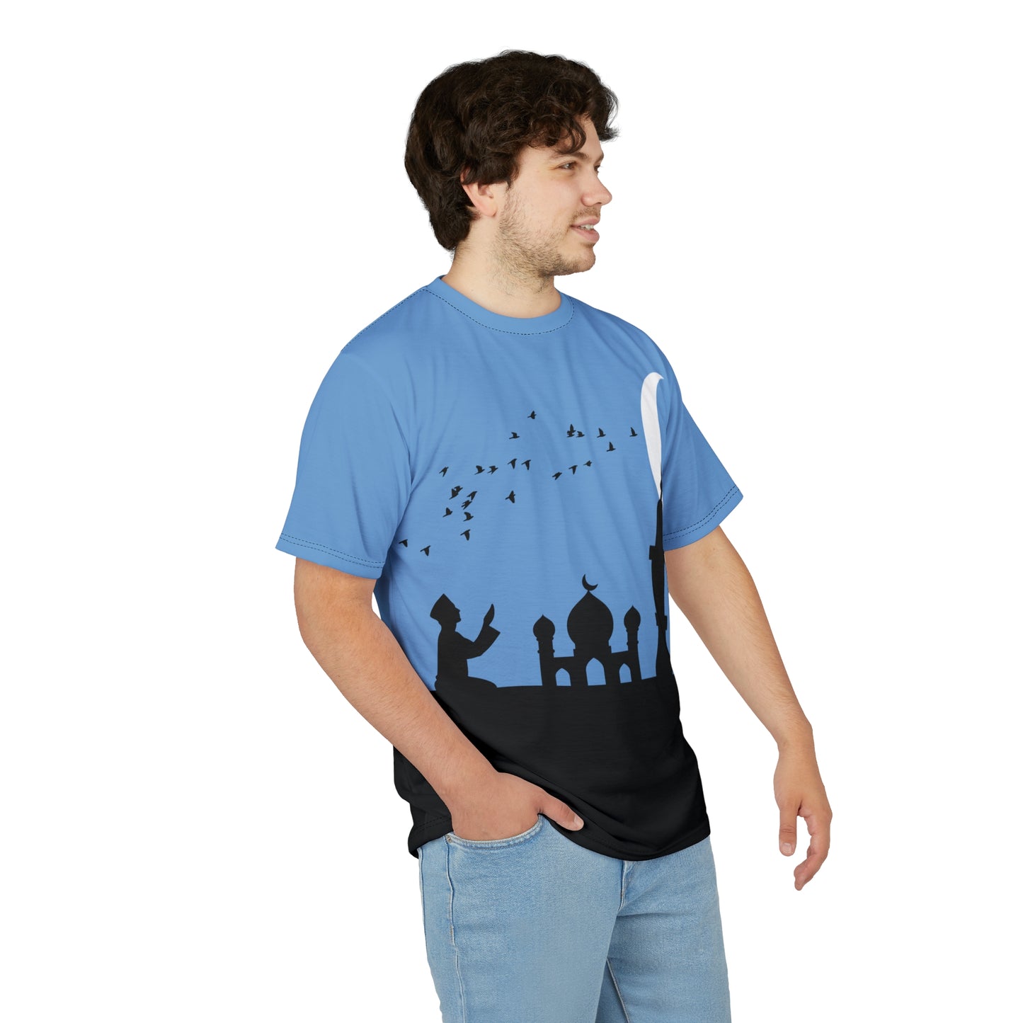 Spiritual Moment Tee | Minimalist Art of Prayer