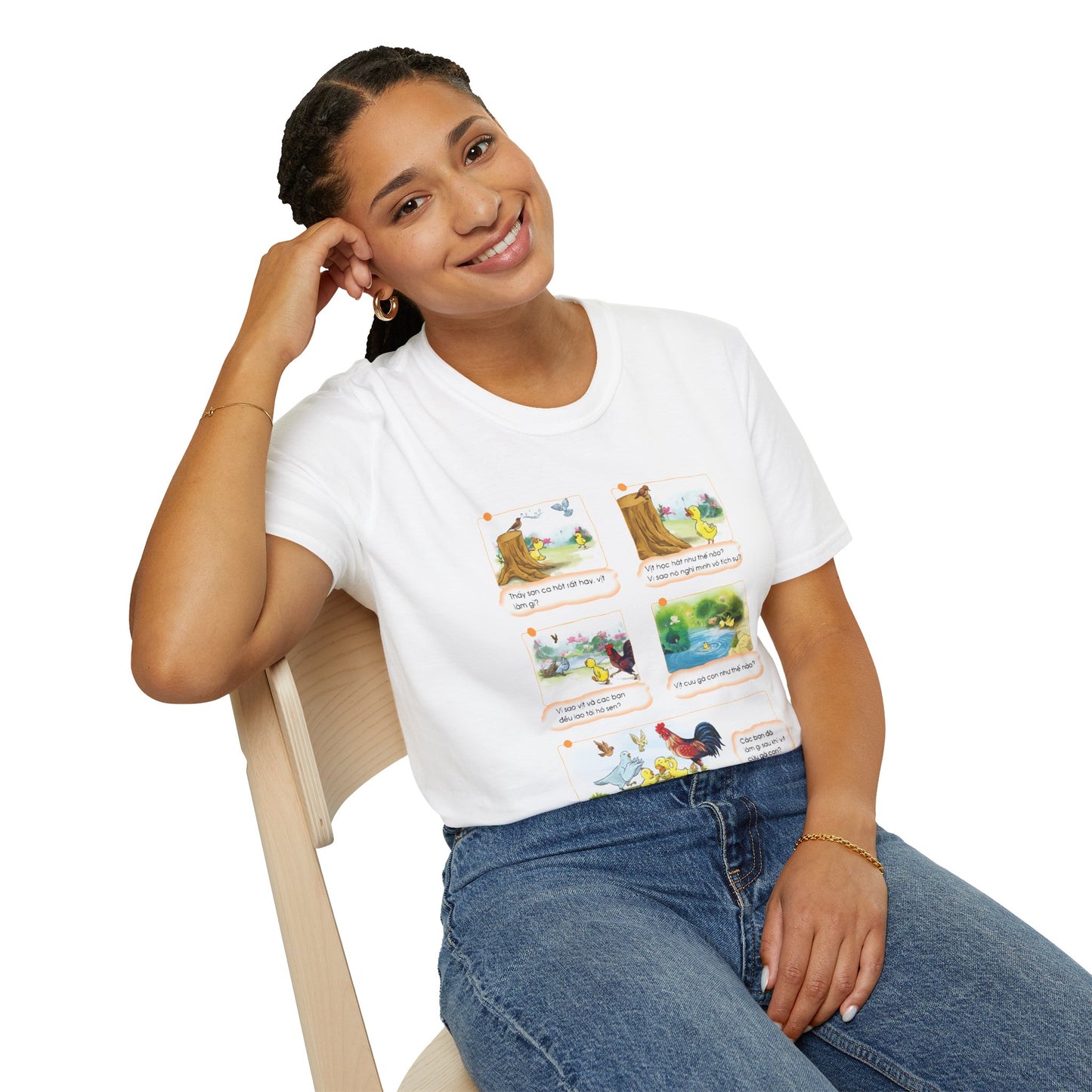 Premium Unisex T-Shirt | The Story of Duck and Lark