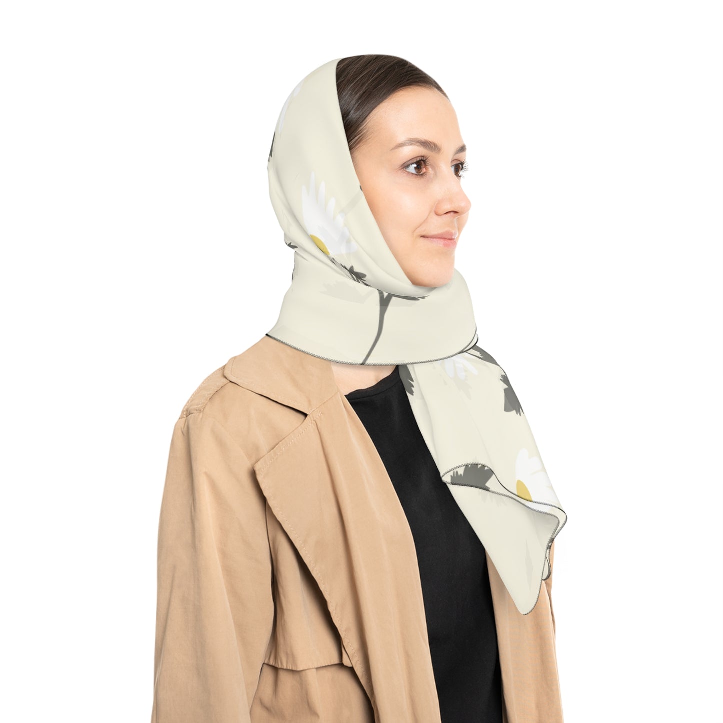 Wild Daisy | Luxe Polyester Scarf