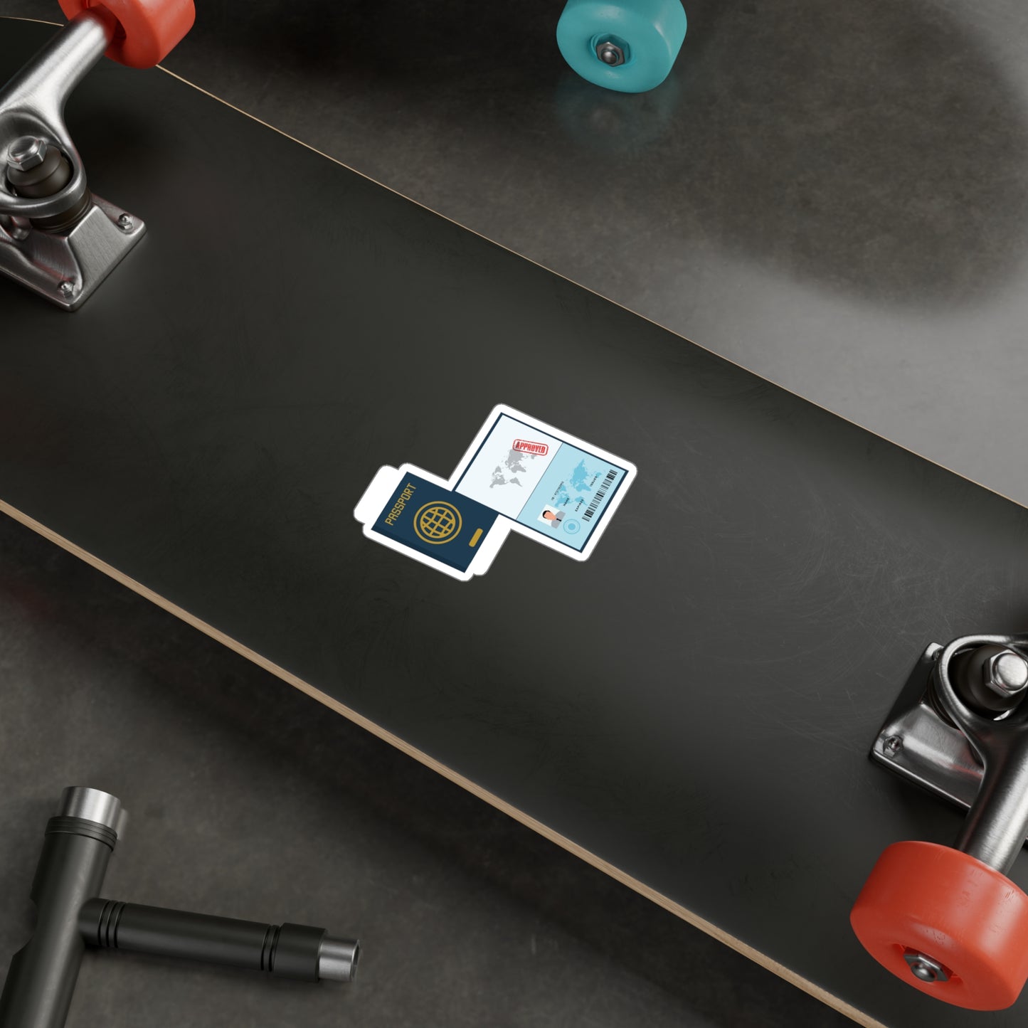 Mini Passport Sticker | Travel the World, One Peel at a Time