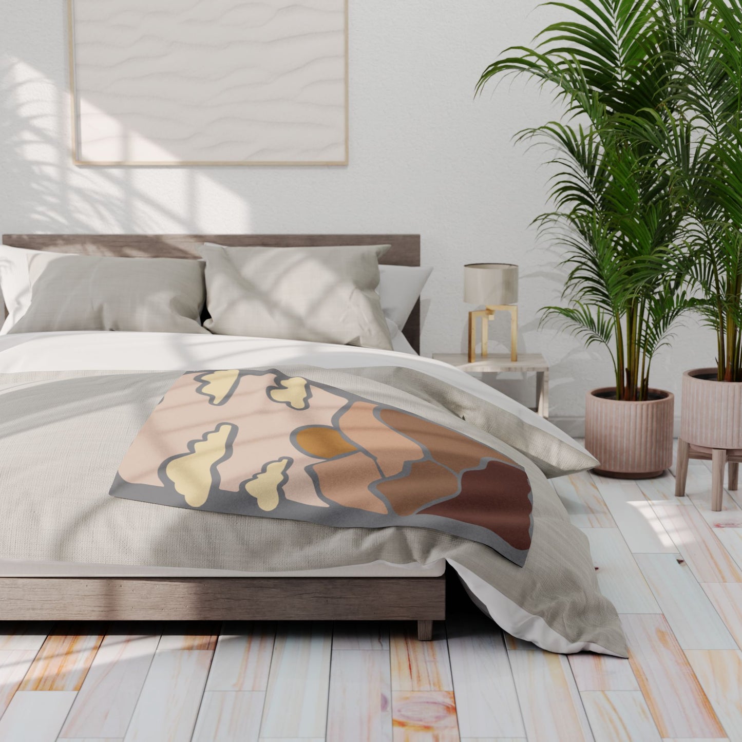 Summer Sun Fleece Blanket | Warmth with a Smile