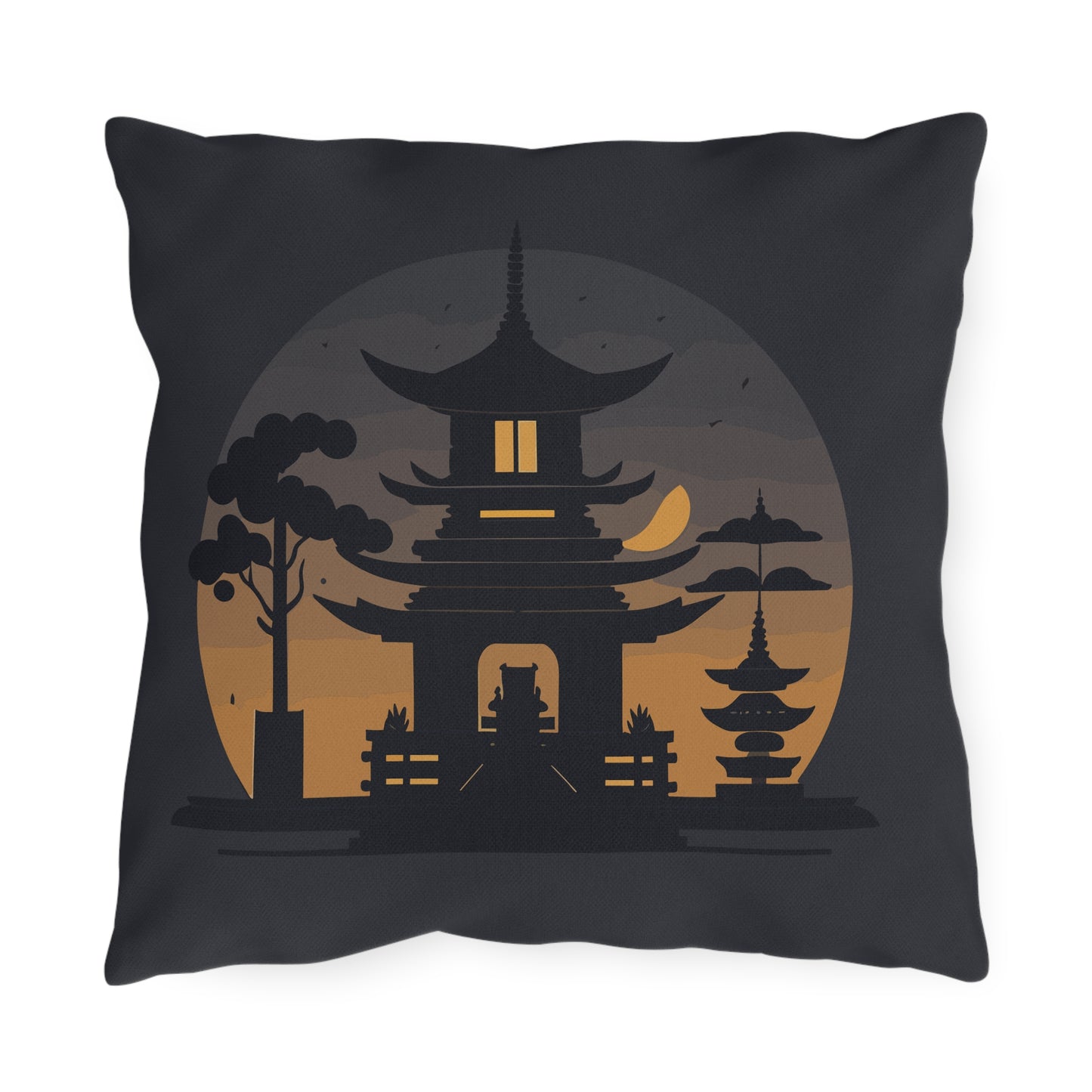 “Tibetan Light” Outdoor Pillow | Stillness in the Open Air