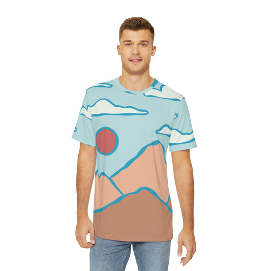 Men’s All-Over Print Tee | Sunrise at the Summit