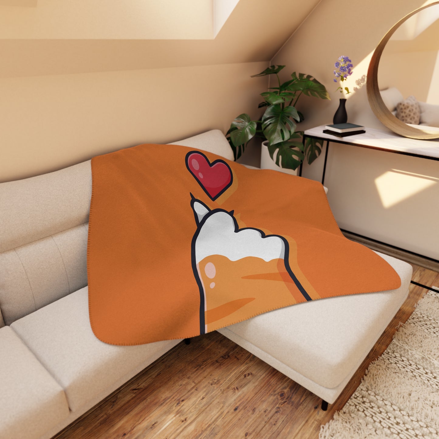 Sherpa Blanket | Cat Claw Heart Design