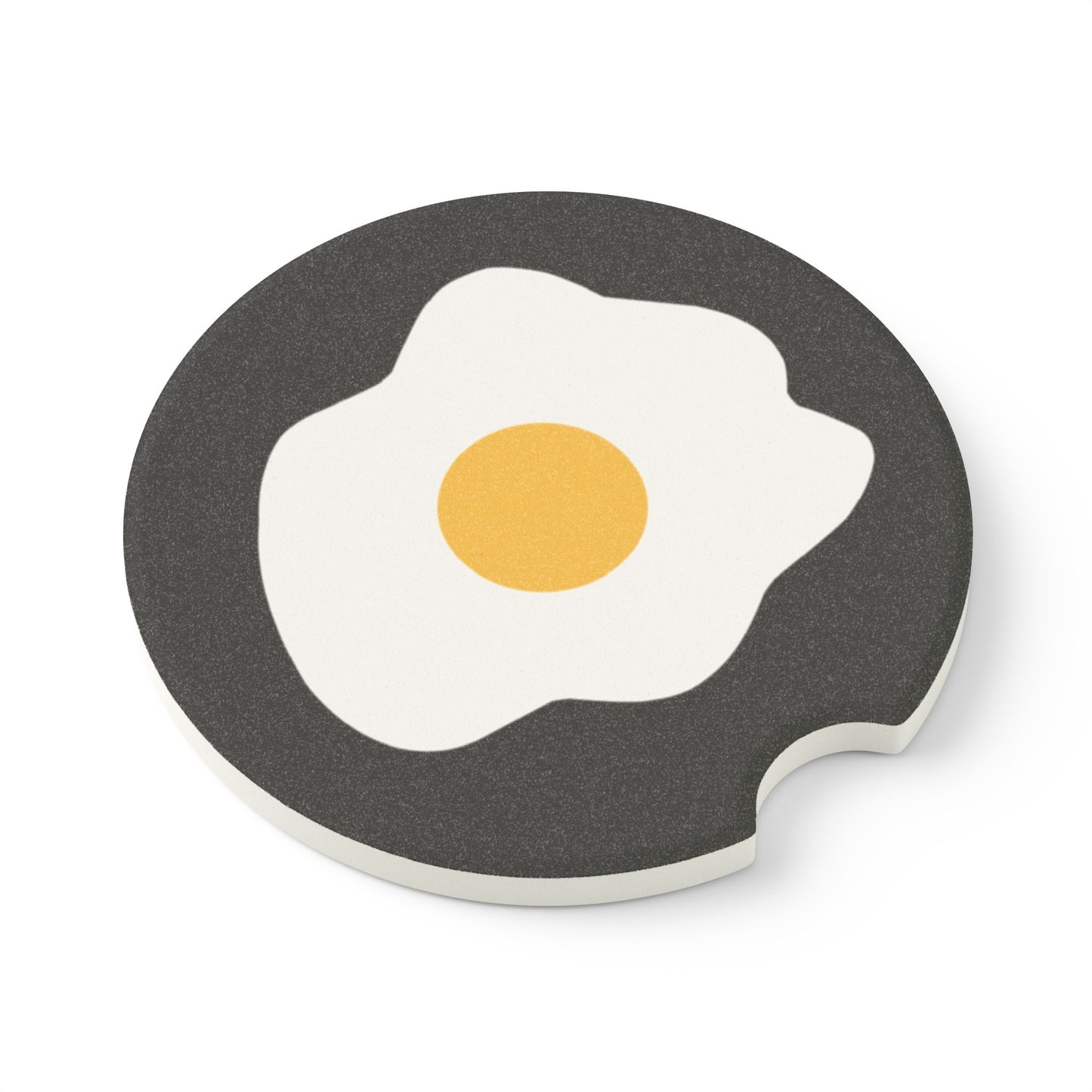 Sunny Side Fun | Fried Egg Car Coaster