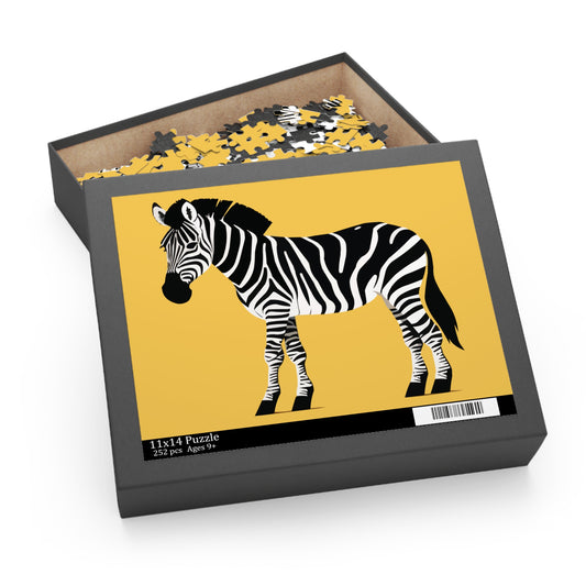 Zebra Fun Puzzle | Joyful Zebra Jigsaw Adventure (120–500 pieces)