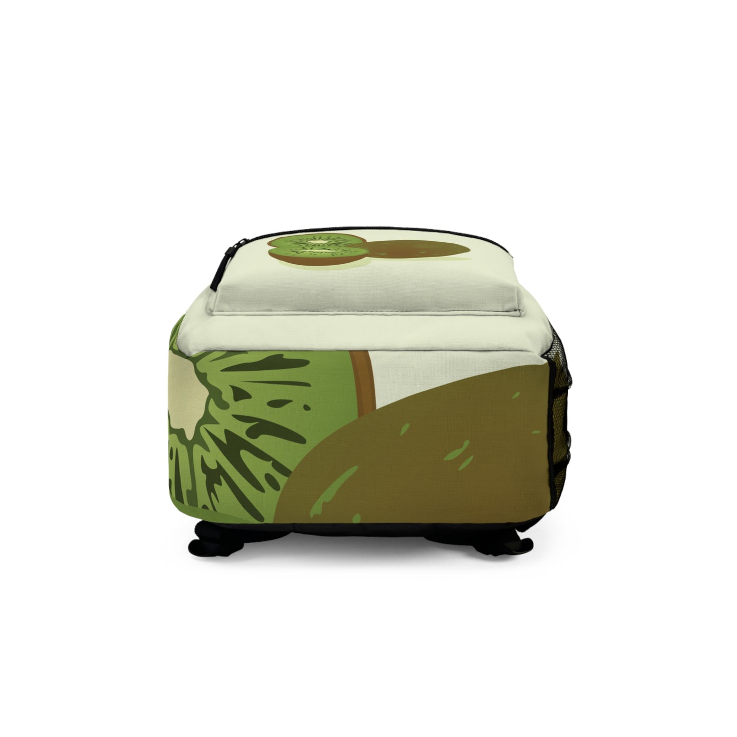 “Zesty Vibes | Fruit Print Kiwi Backpack | Fresh – Friendly – Fun!”