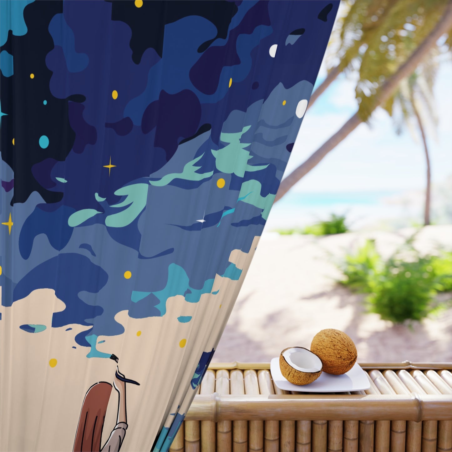 “Painting the Sky” Curtain | A Dream Hanging in the Light