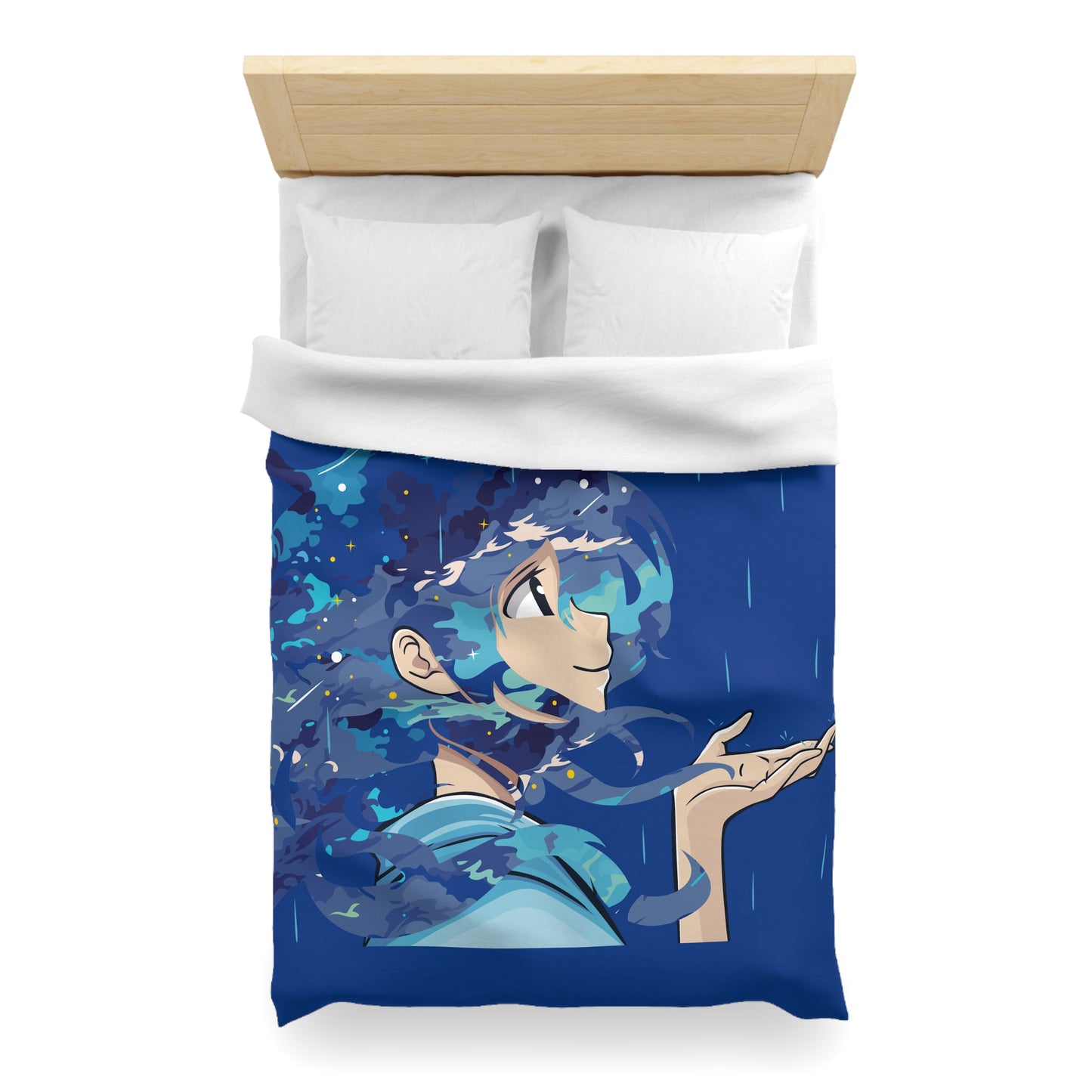 Premium Microfiber Duvet Cover | The Girl in the Rain