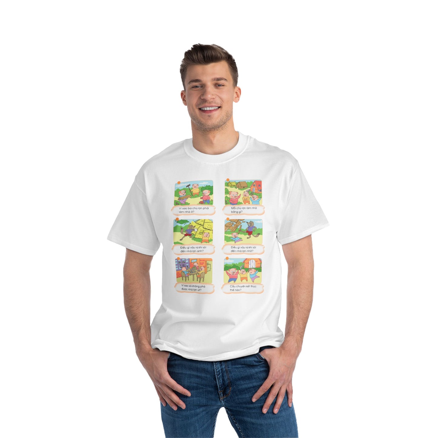 Unisex "Funny Piglets" Graphic Tee
