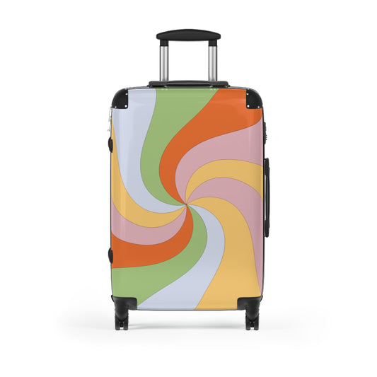 “Color Illusion” Designer Suitcase | Bold, Artistic & Travel-Ready
