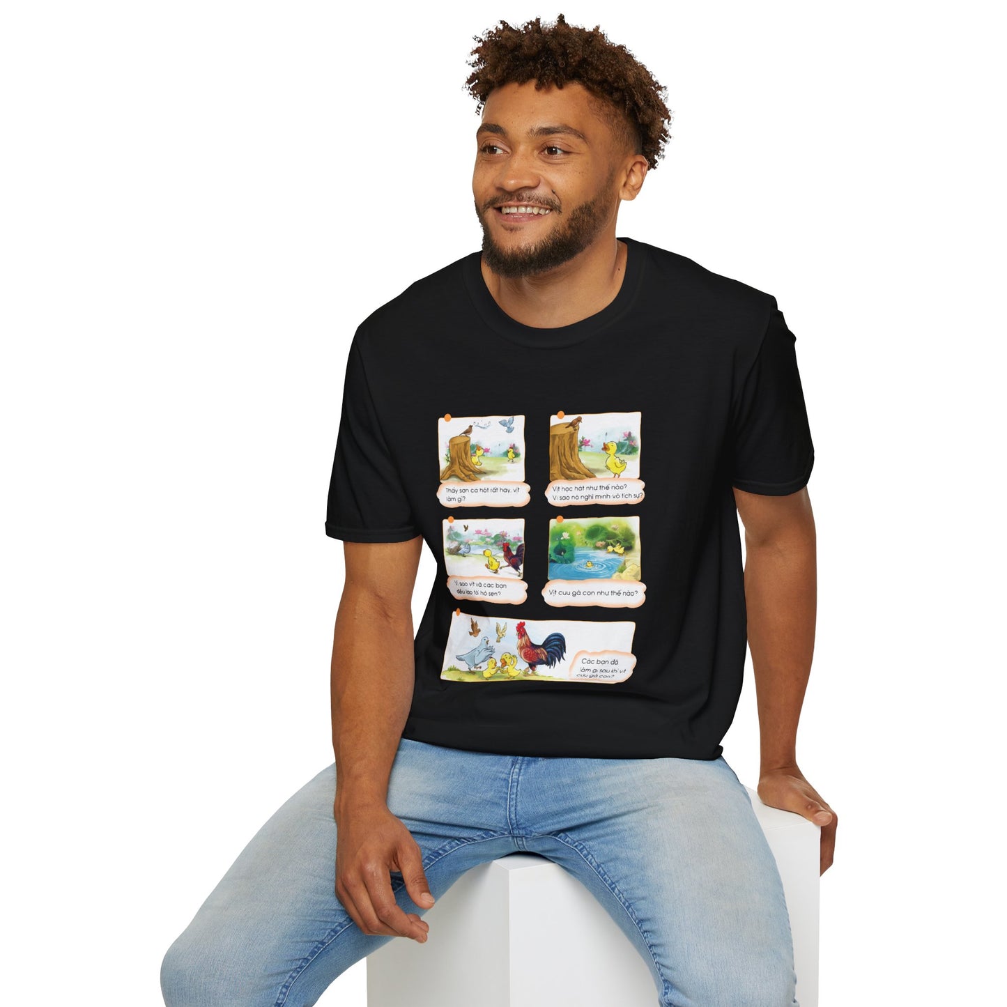 Premium Unisex T-Shirt | The Story of Duck and Lark