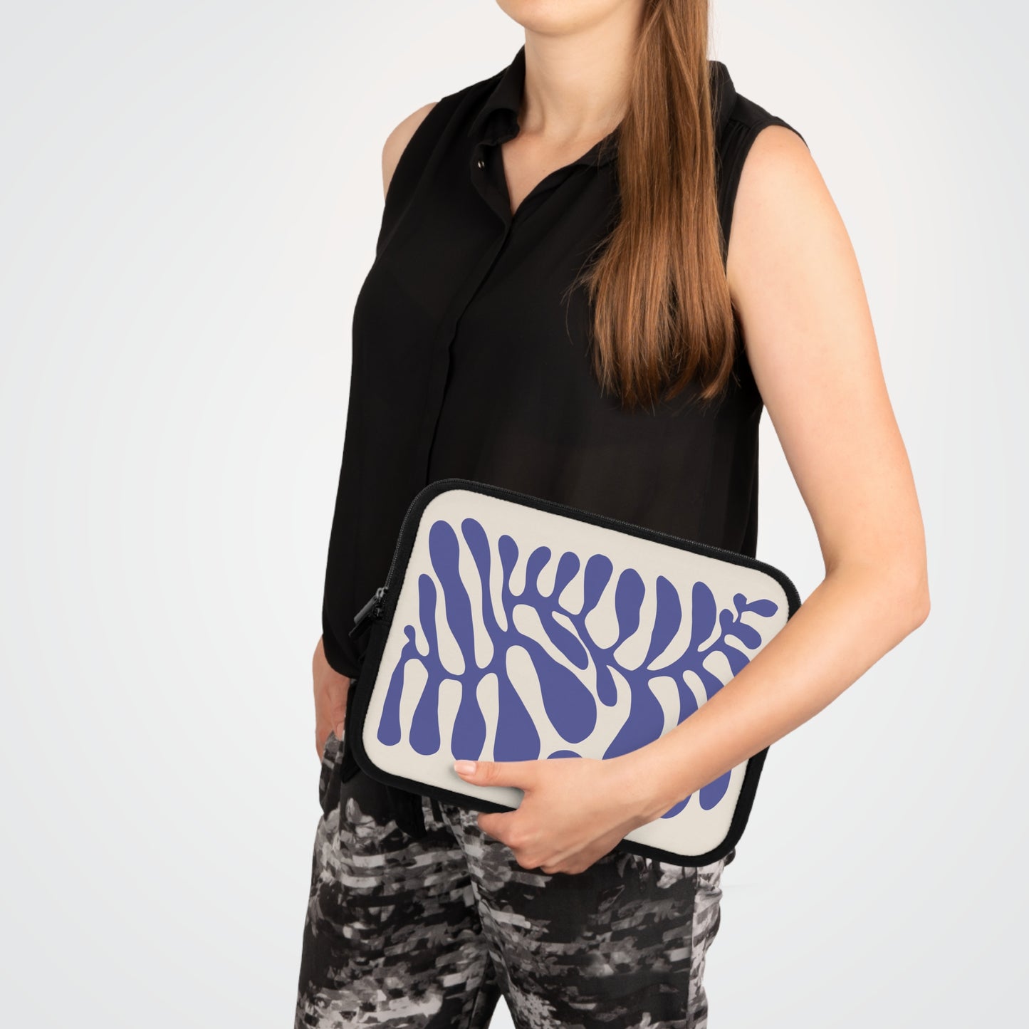 "Abstract Flow" Laptop Sleeve | Modern Minimalist Design