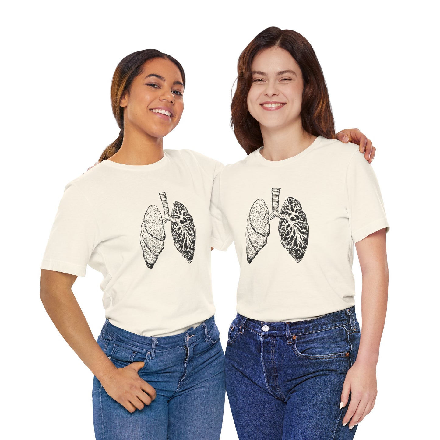 Unisex T-Shirt | Artistic Lung Anatomy Design