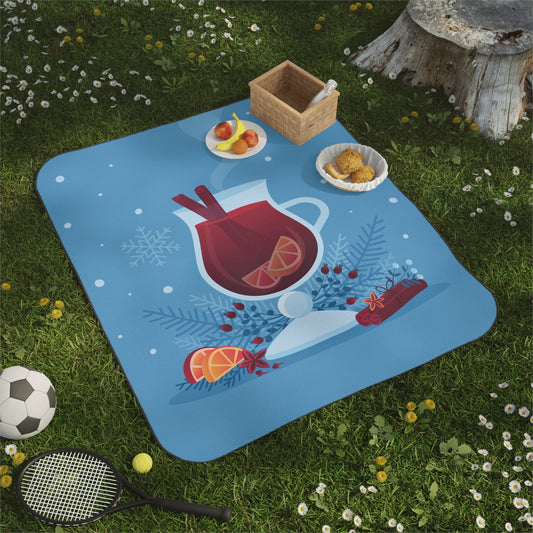 Berry Fresh Picnic Vibes | Fruit Juice Inspired Picnic Blanket