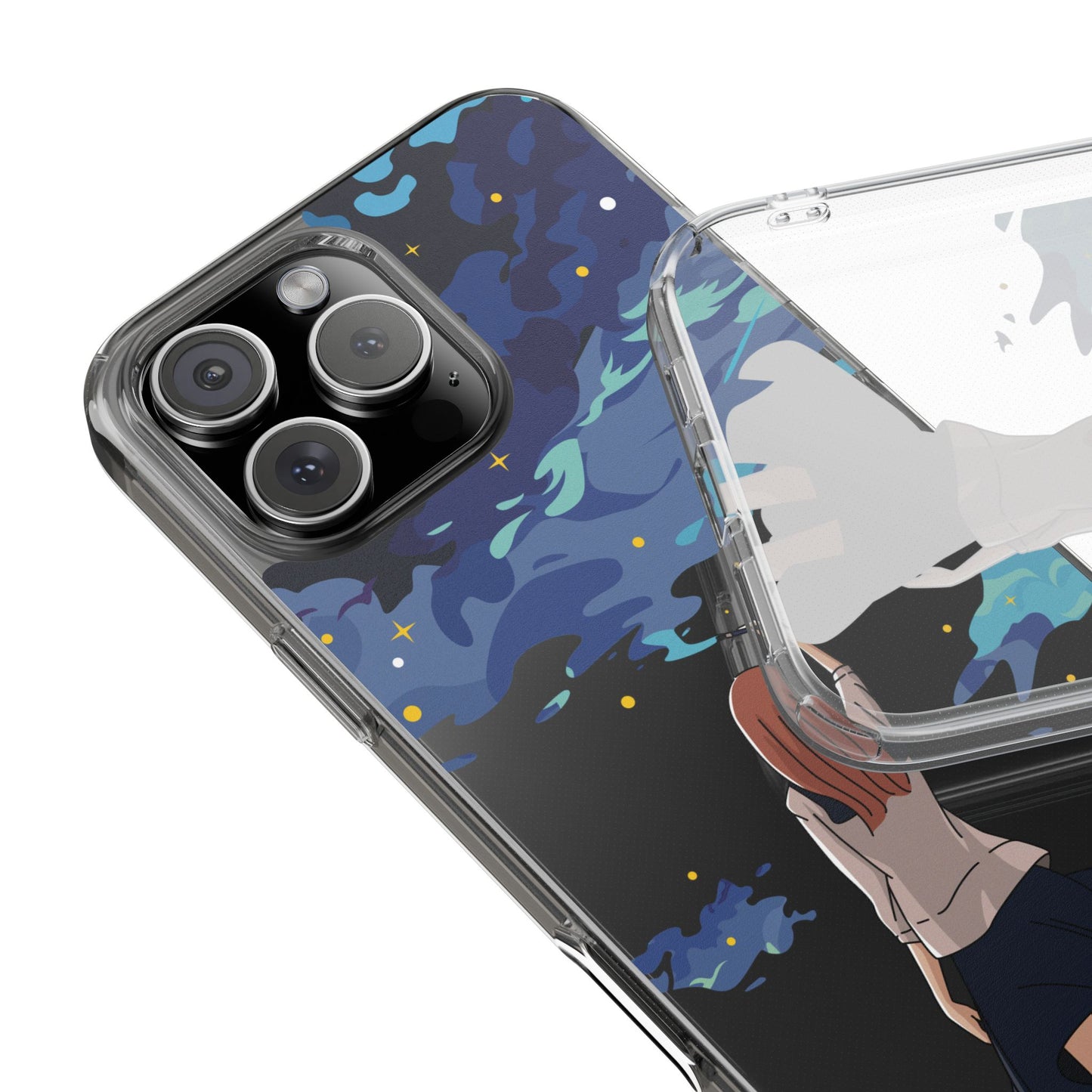 “She Paints the Sky” Clear Phone Case | A Pocketful of Stars