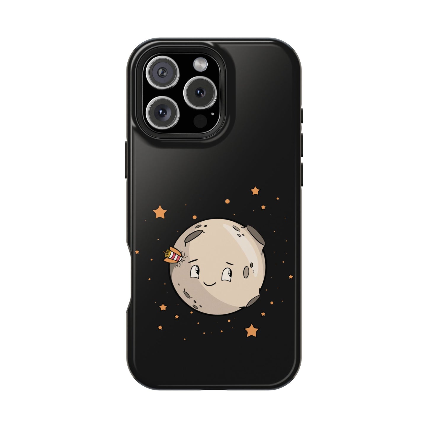 “Silent Galaxy” Phone Case | The Moon Alone in the Dark