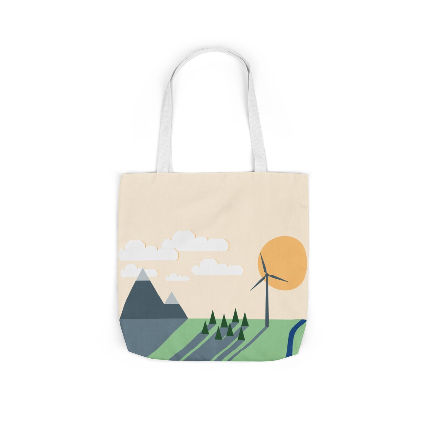 Canvas Tote Bag | Wind Energy Eco-Friendly Fashion