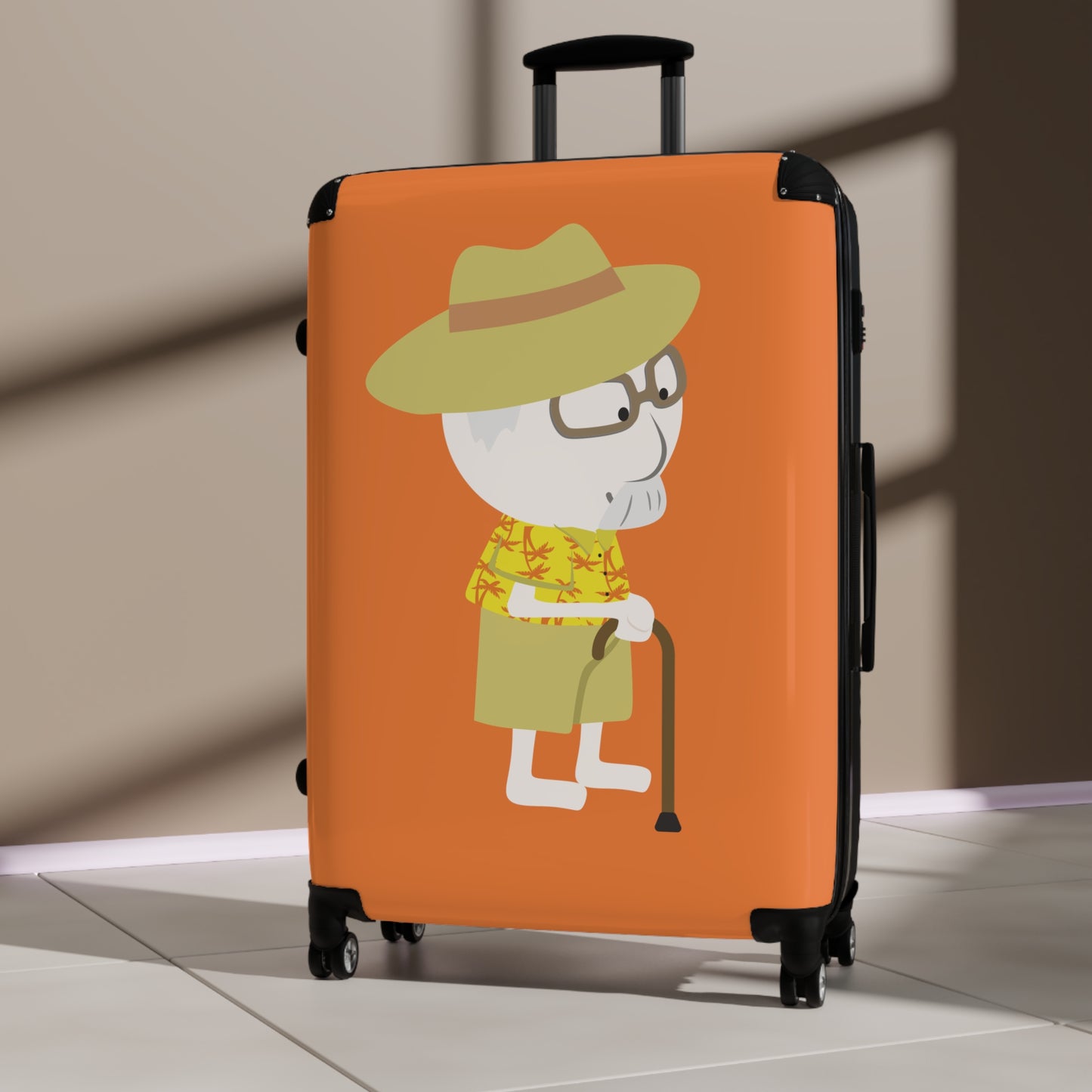 Minimalist Grandpa Suitcase | Travel with Character