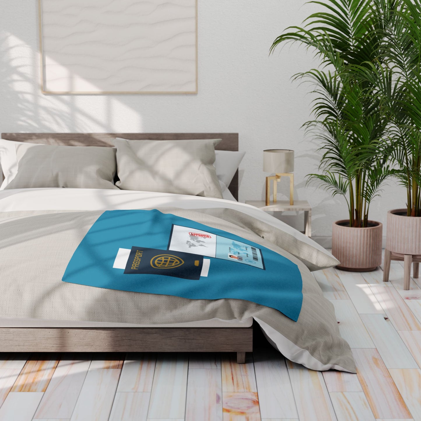 Dream Passport Blanket | Cozy Comfort for Travel Lovers