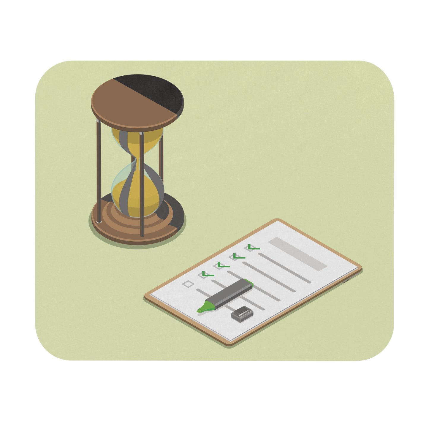TimeMarker | Pencil & Time-Tracking Mouse Pad