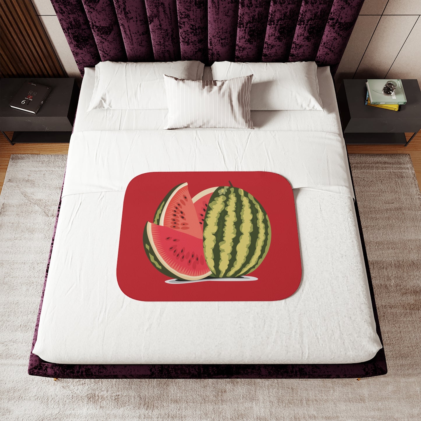 Sweet Slice | Juicy Watermelon Sherpa Blanket