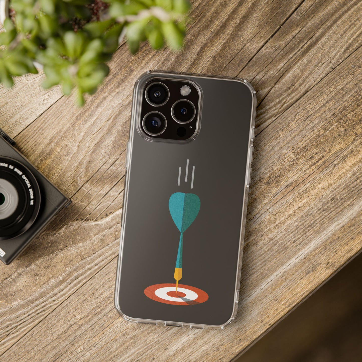 Hit Your Goals | Clear Phone Case | Power Accessory for Big Thinkers