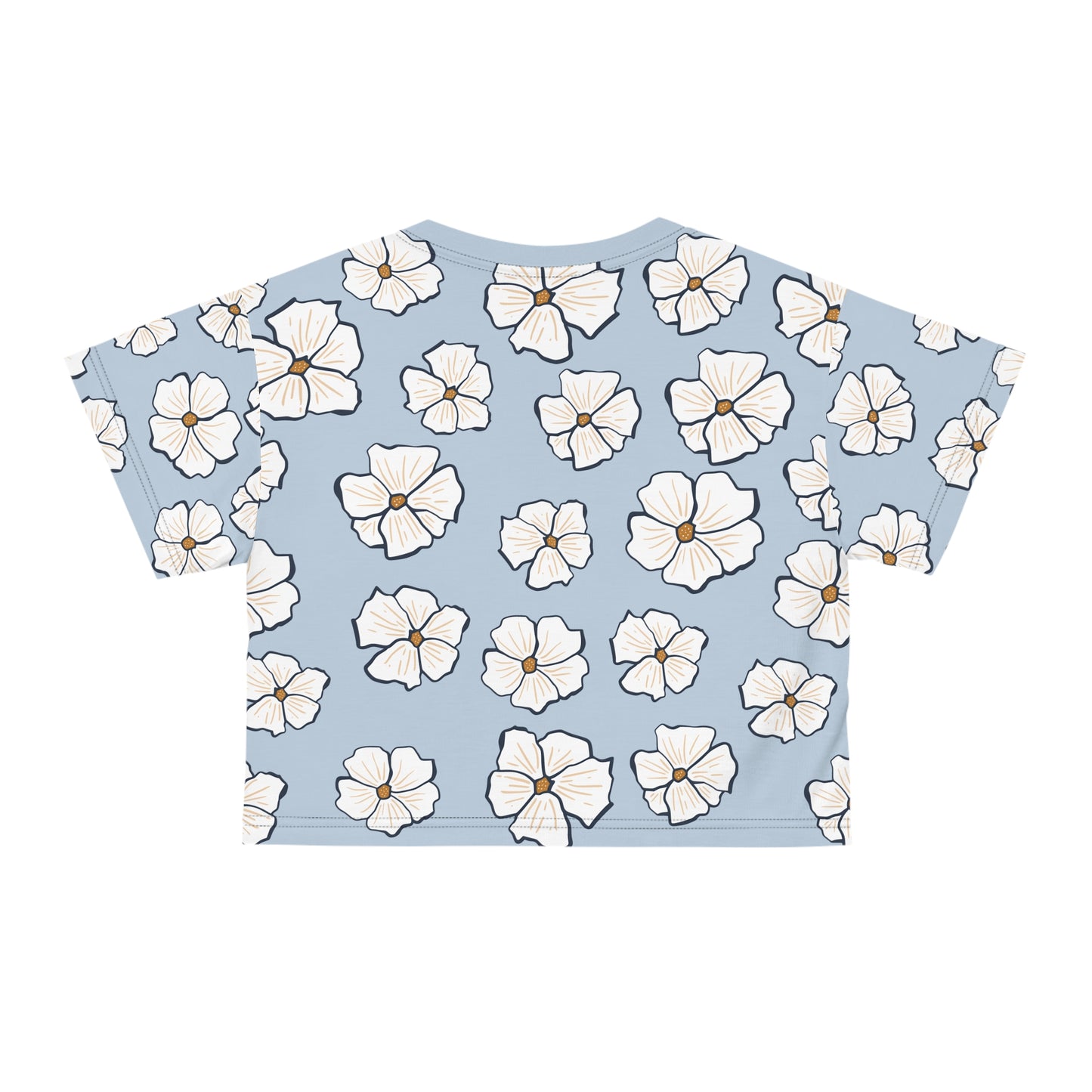 BloomChic | Floral Fun All-Over Crop Tee