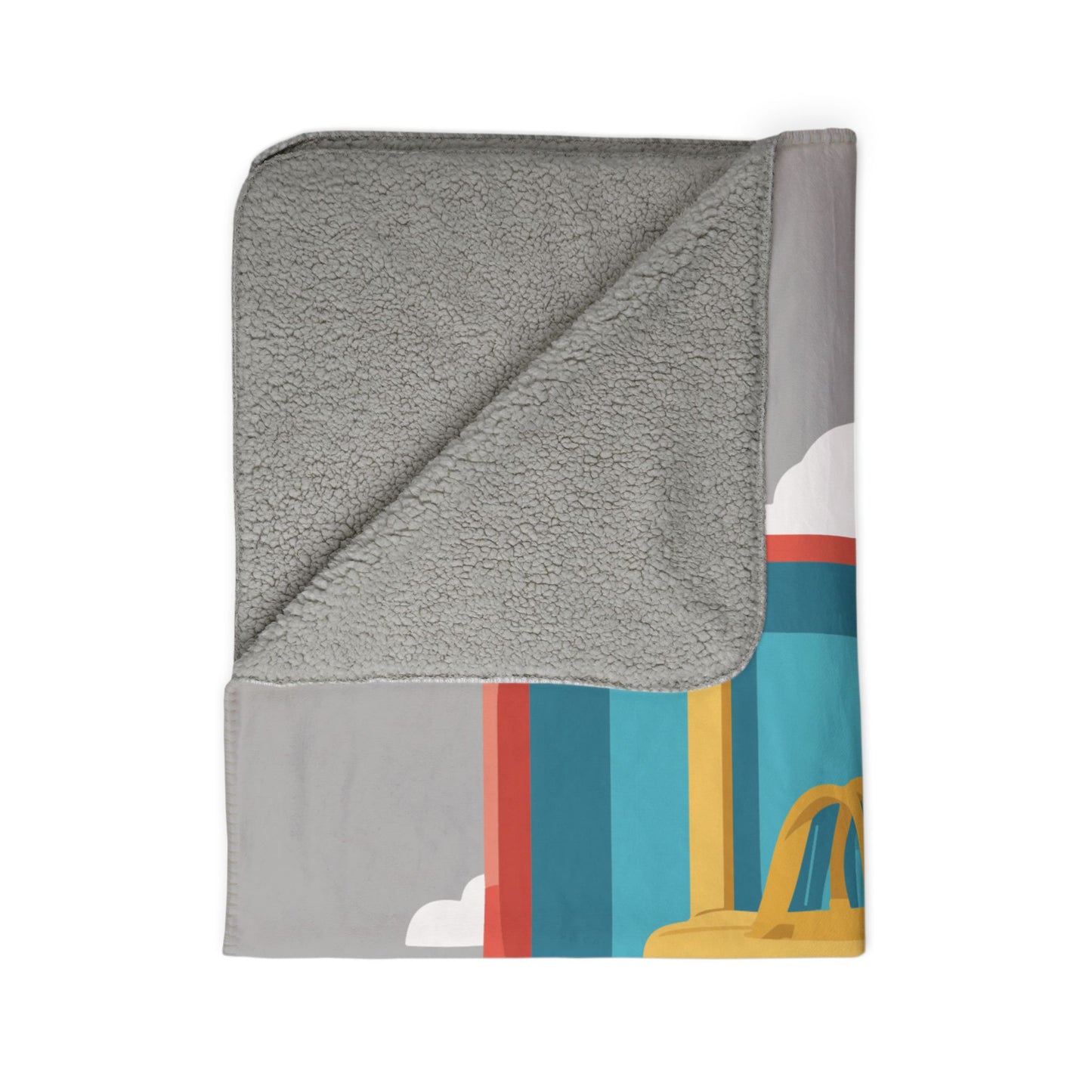 Fleece Sherpa Blanket | The Travel Suitcase