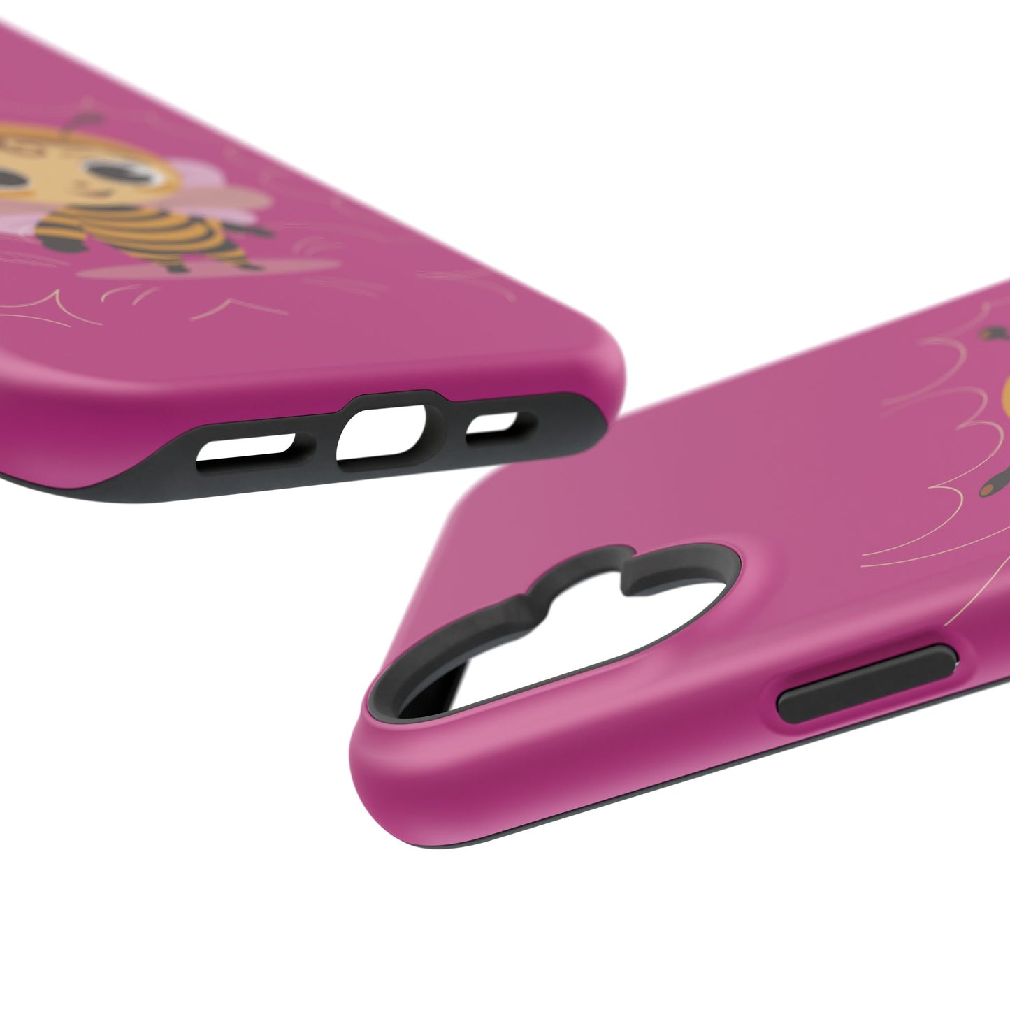 “Little Bee Buddy” Magnetic Tough Phone Case | Cute, Tough & MagSafe Ready