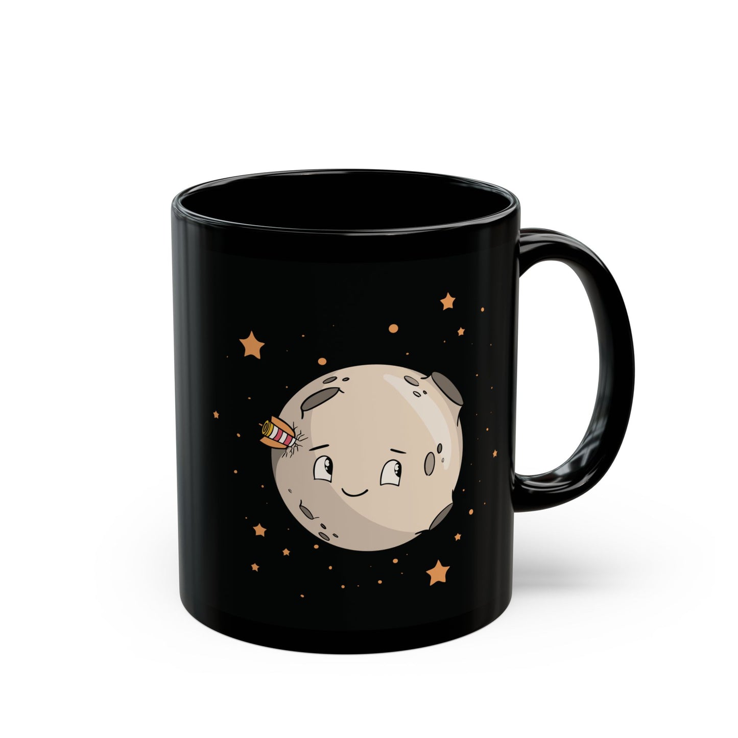 “Moon in the Galaxy” Ceramic Mug | Stillness in Every Sip