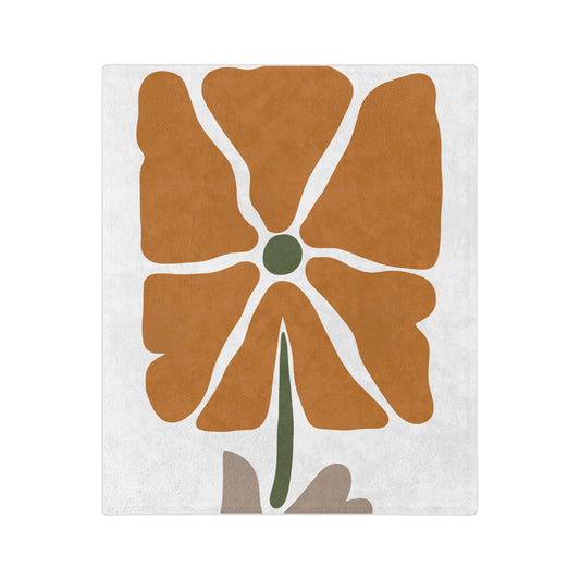 Velveteen Flower Blanket | Soft Luxury for Everyday Moments