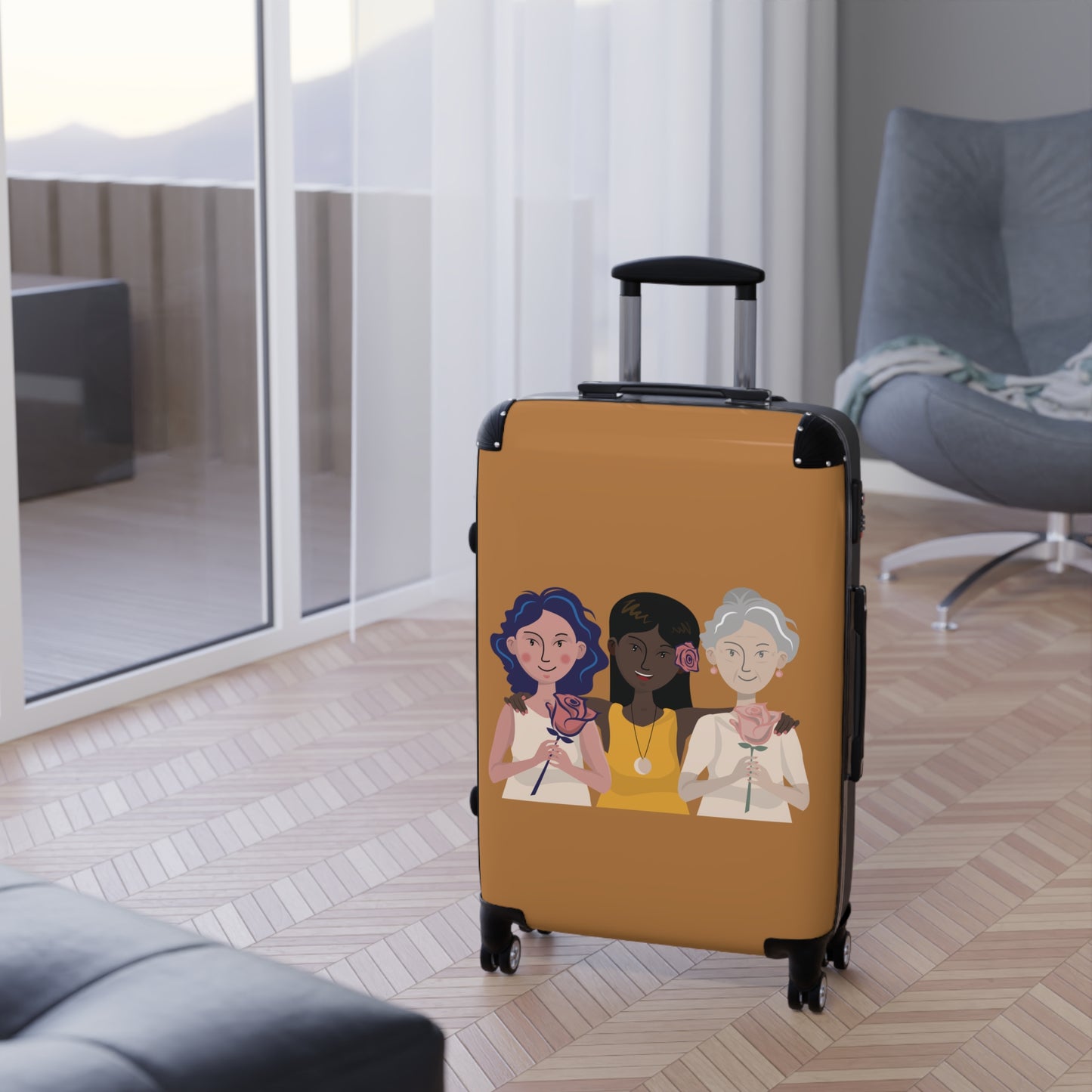 "Woman’s Form" Luxury Suitcase | A Tribute to Women's Day