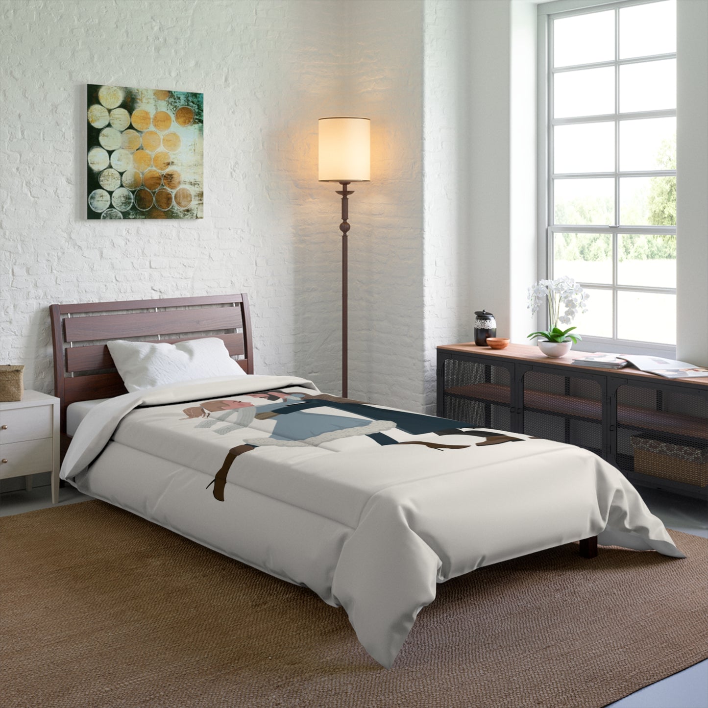 Couple in Love Comforter | Cozy Romantic Warmth