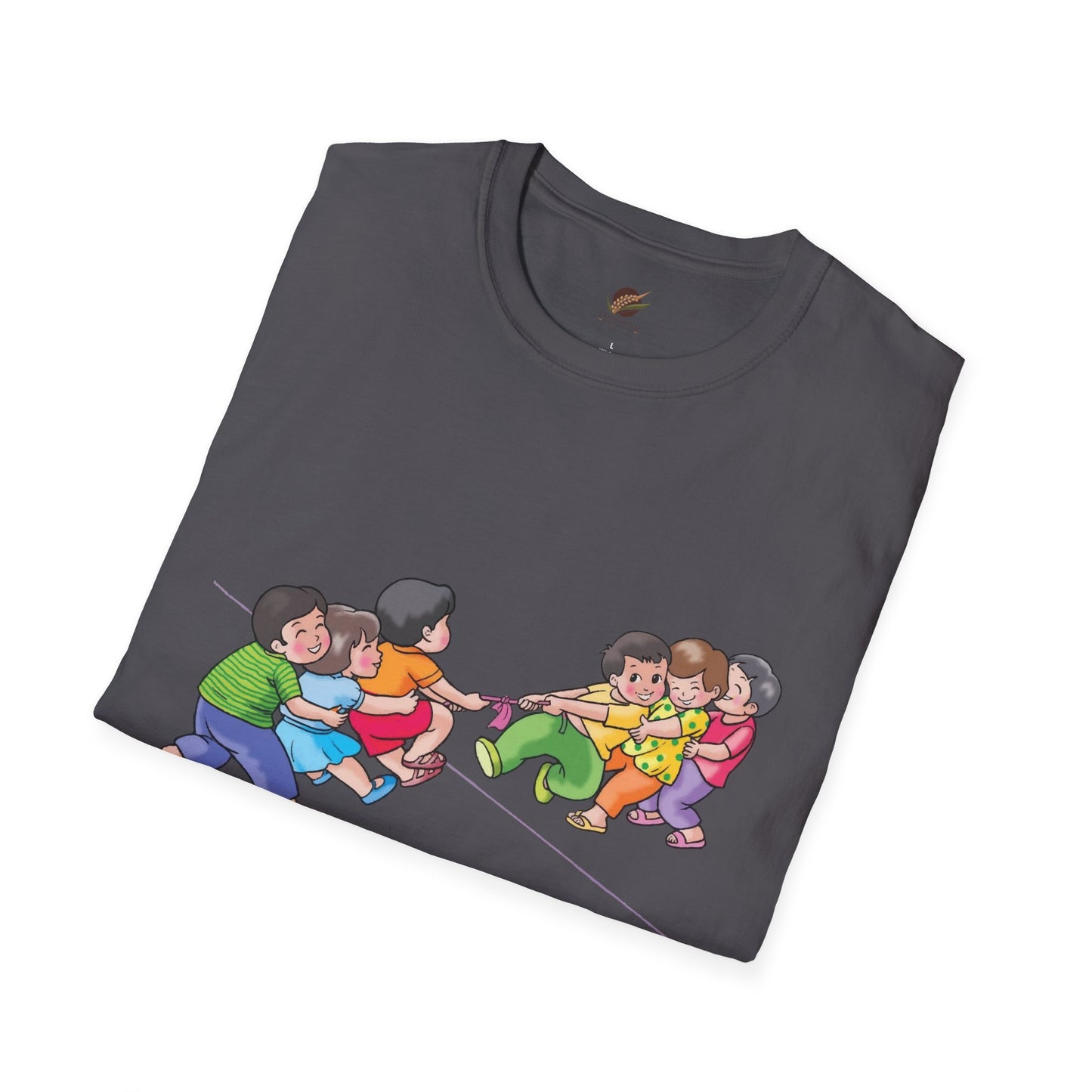 Unisex Softstyle Tee – "Keo Co" | Traditional Vietnamese Tug of War Game